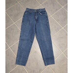 Vintage Chic High-Waisted Jeans - Made in USA - Size 14 Tall - Blue Medium Wash